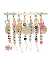 Load image into Gallery viewer, Key Bead Keychains