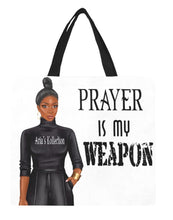 Load image into Gallery viewer, Prayer Is My Weapon Tote Bag