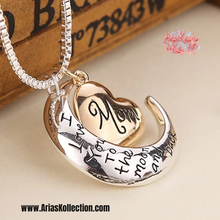 Load image into Gallery viewer, I love you to the moon and back Necklace
