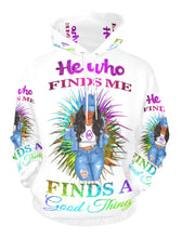 Load image into Gallery viewer, He Who Finds Me Hoodie
